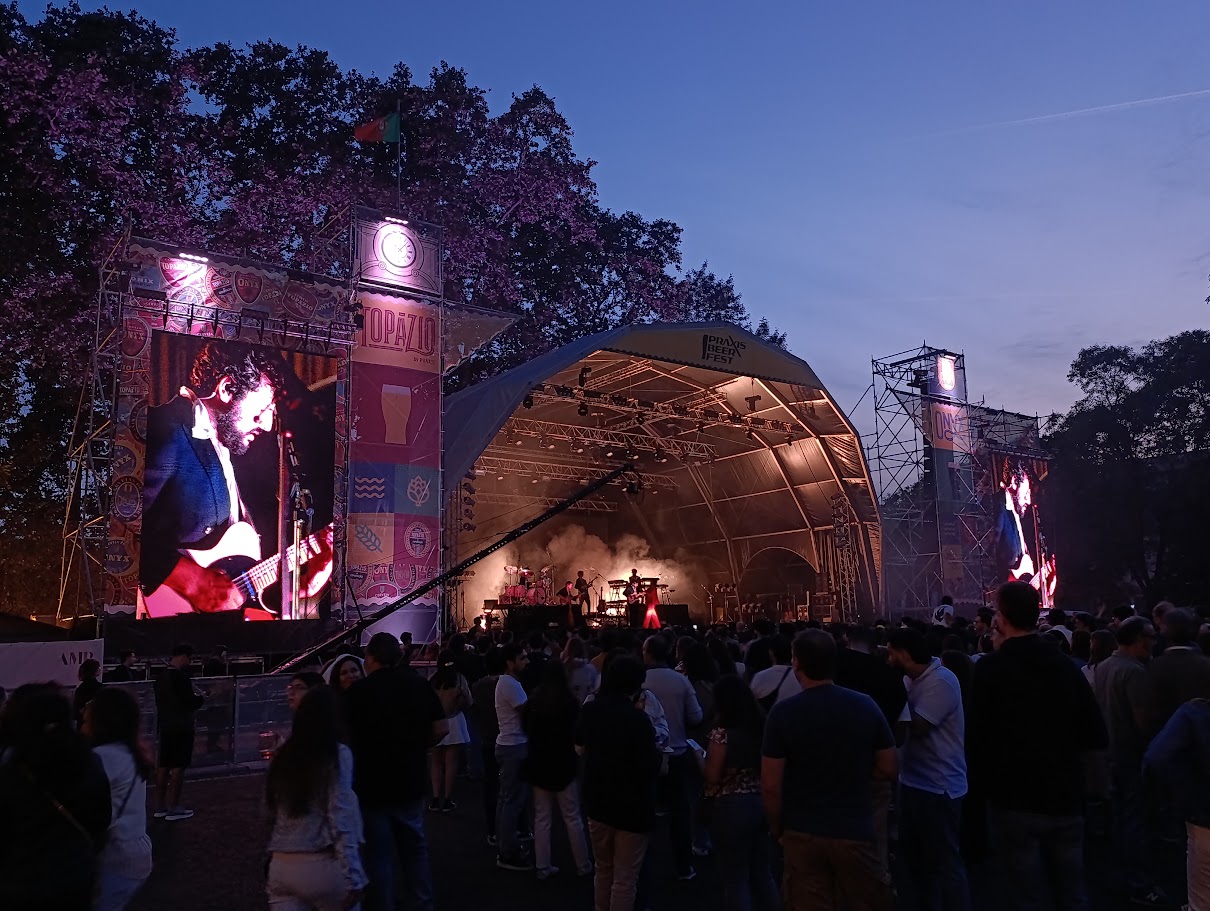 Gravação de um concerto